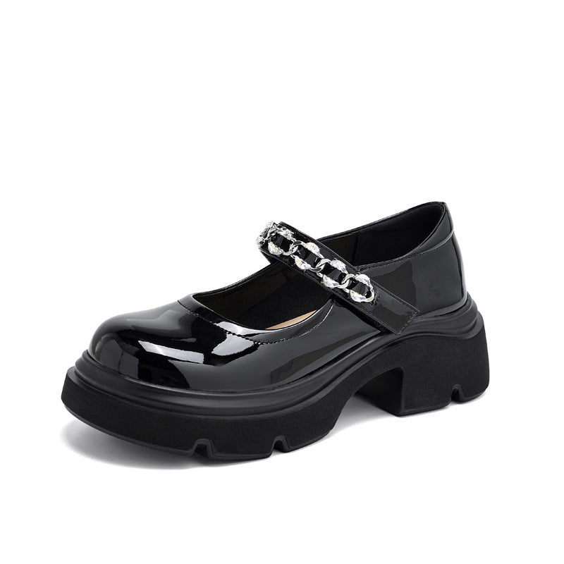 Women's Jane Spring Round Toe Shallow Mouth Women's Casual Shoes