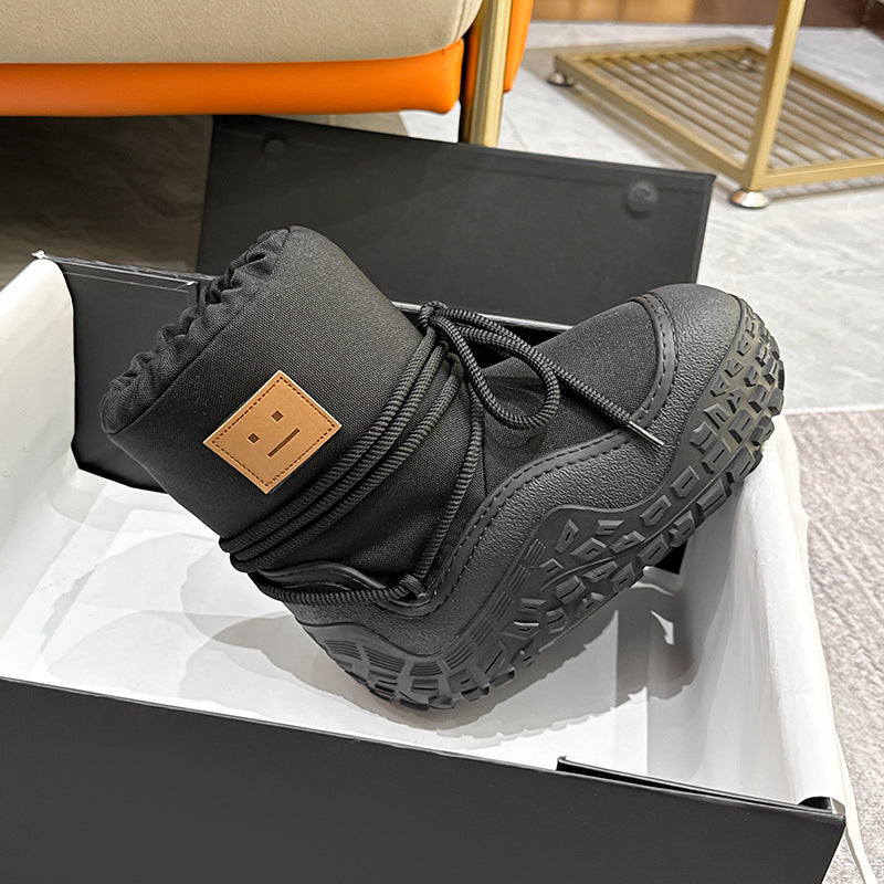 Women's Feet For Winter Thickened Warm Sleeve Cotton Boots