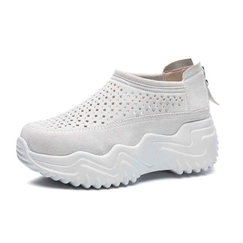 Women's Platform Summer Small Thick Bottom Hollow Women's Casual Shoes