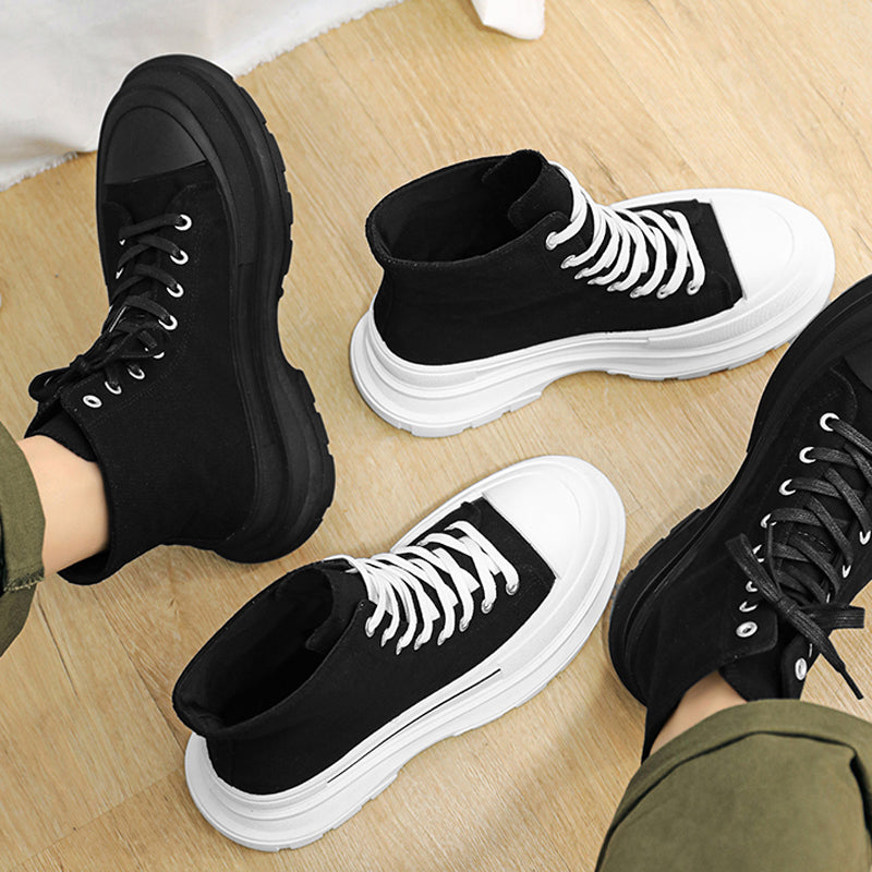 Men's Invisible Height Increasing Insole Board Elevator Platform Men's Sports Shoes