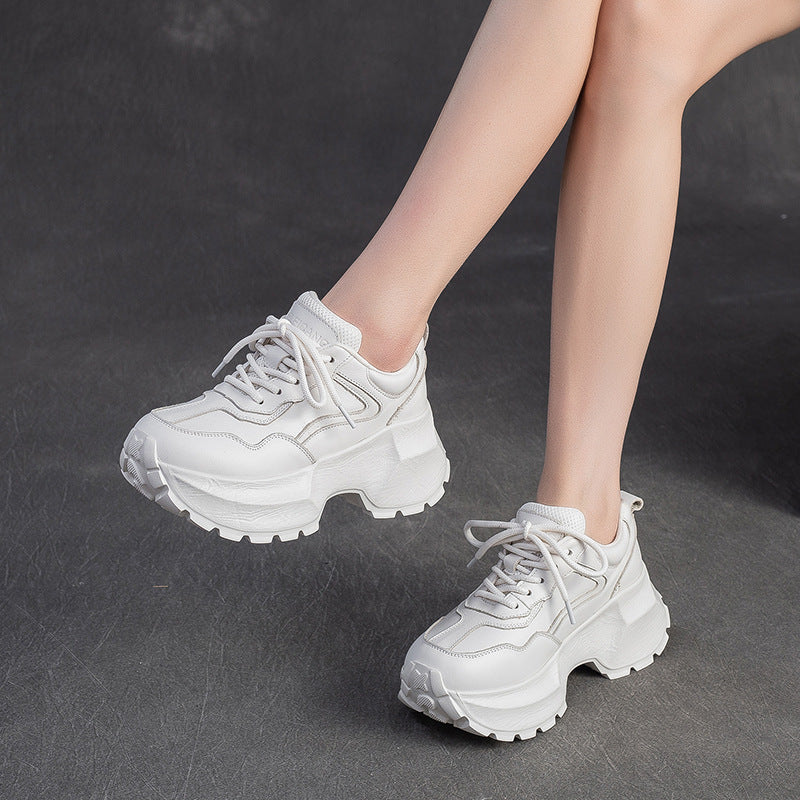 Women's Shu Korean Dad Lightweight Comfortable Fashion Solid Color Women's Casual Shoes