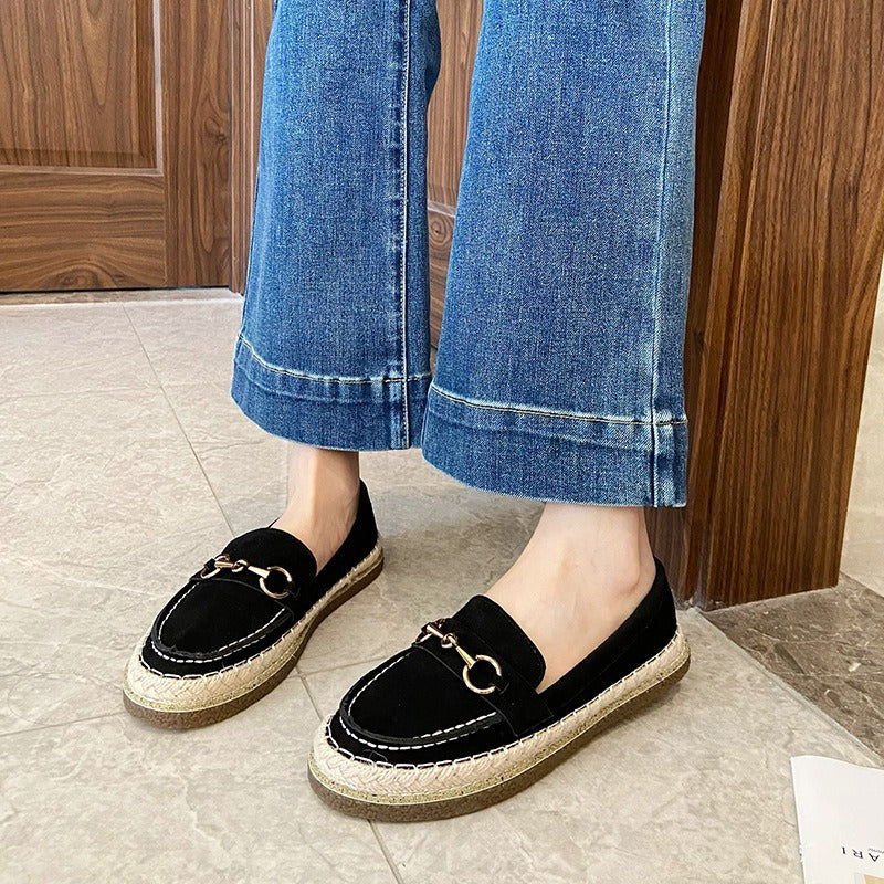 Women's Quality Designer Model Authentic Early Spring Round Toe Women's Casual Shoes
