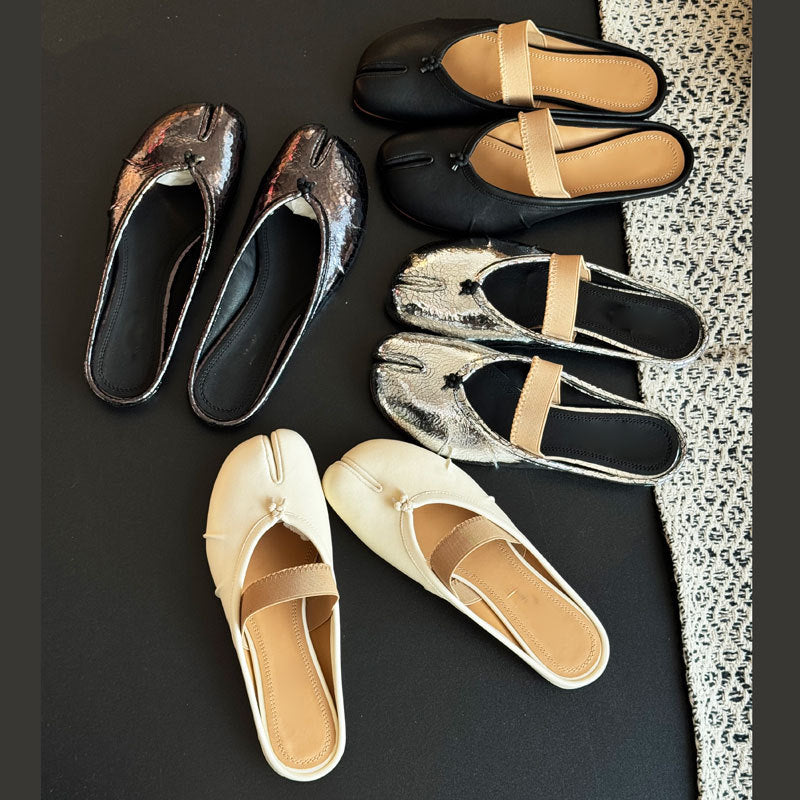Women's Mid Tabi High Pumps Full Shallow Heels