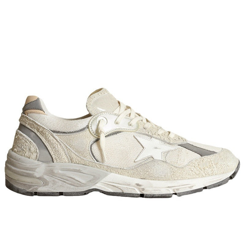 Goose Couple Mesh Distressed Retro Dirty Thick Women's Sports Shoes