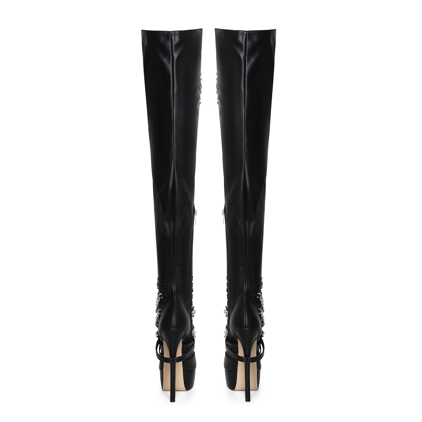 Women's Sexy Water Table Banquet Chain Plus Size Over Heels