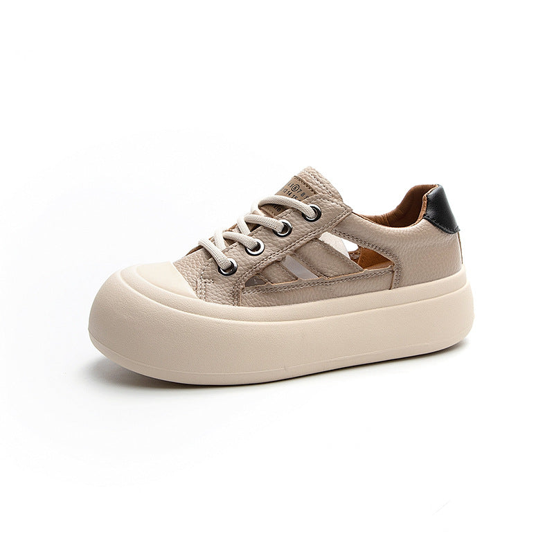 Women's Platform Authentic British Style Retro Flat Women's Shoes