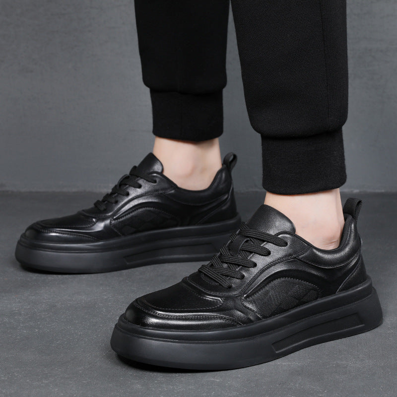 Men's Tide Autumn Sports Leisure Genuine Platform Sneakers