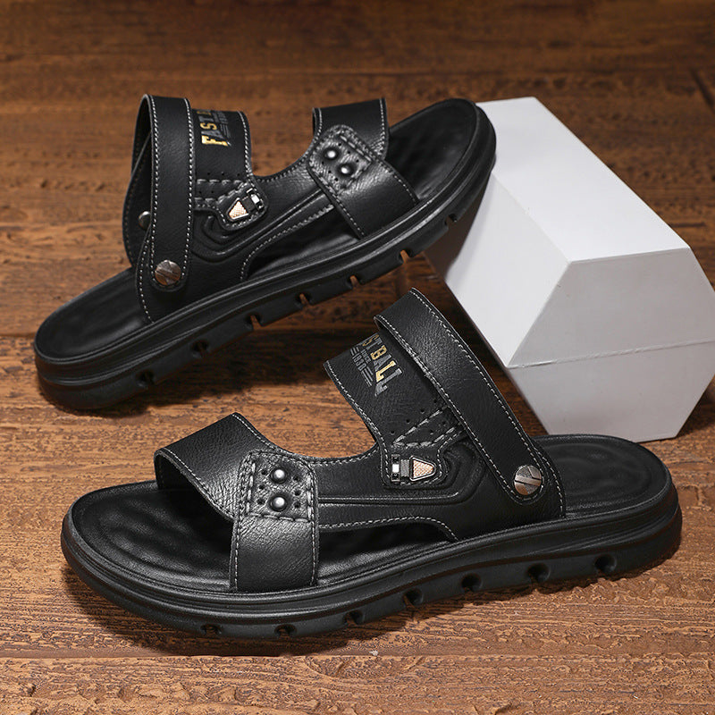 Men's Breathable One Pedal Lazy High-grade Beach Sandals