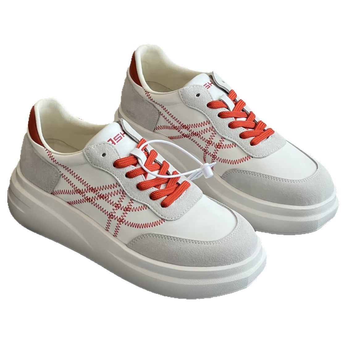Women's Thick Sole Increased White Platform German Women's Casual Shoes