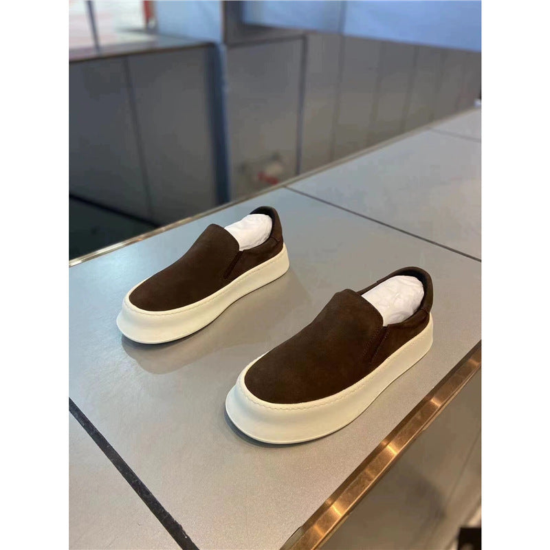 Men's Tide Spring Slip-on Thick-soled Niche Comfortable Loafers