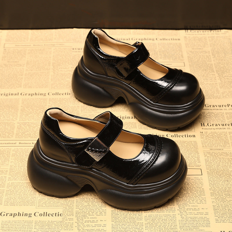 Women's Thick-soled Height Increasing Insole Fashionable Spring Lolita Loafers