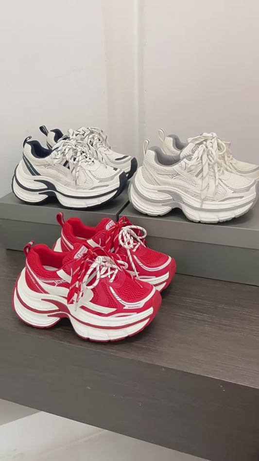 Women's Early Spring Fashion Platform Daddy Heightened Women's Casual Shoes