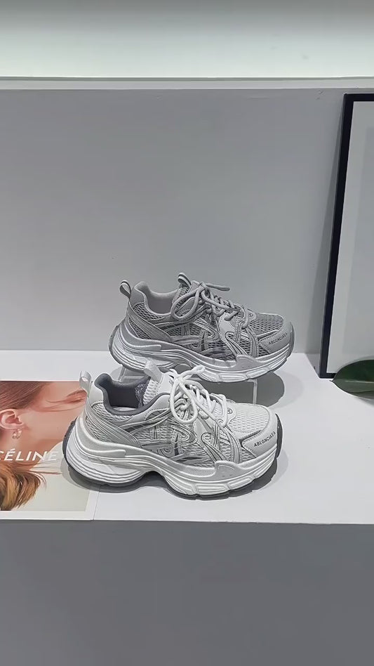 Women's Platform Dad Early Autumn Portable Height Women's Sports Shoes