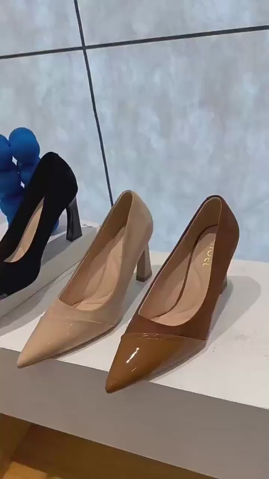 Women's Lightly Mature Pointed Stiletto High Commuter Sexy Pumps Heels