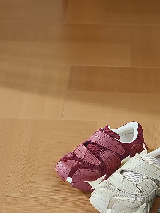 Women's Insole European Goods Octopus Dad Autumn Velcro Minority Women's Sports Shoes