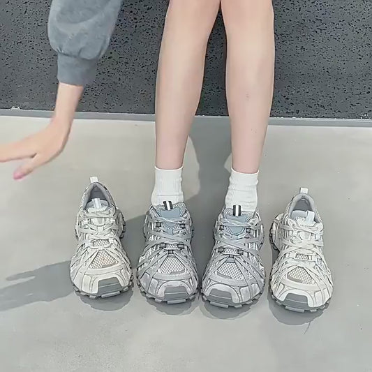 Women's Platform Dad Spring Comfortable Height Increasing Women's Sports Shoes