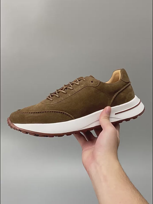 Men's Veet Lightweight Business Sports Versatile Fashionable Design Men's Casual Leather Shoes