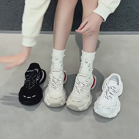 Women's Platform Dad Spring Height Increasing Comfort Women's Sports Shoes